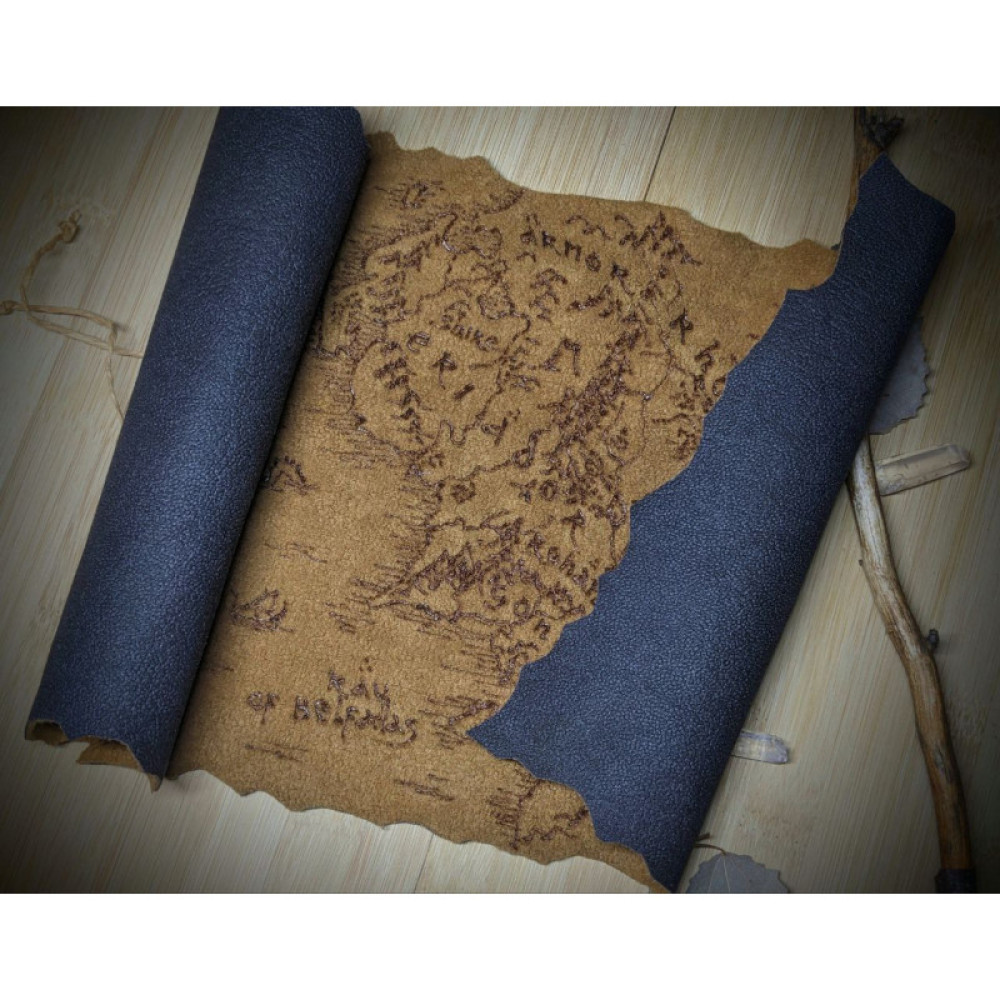 Мапа Середзем`я Lord of the rings Middle Earth map hand made замша ручна робота гарний подарунок