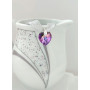 Підвіска серце 14мм Swarovski Vitrail Light