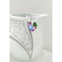 Підвіска серце 14мм Swarovski Vitrail Light