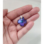 Підвіска хрестик Swarovski Heliotrope