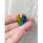 Підвіска серце 18мм Swarovski Vitrail Medium