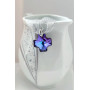 Підвіска хрестик Swarovski Heliotrope
