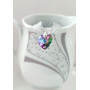 Підвіска серце 14мм Swarovski Vitrail Light
