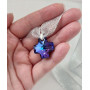 Підвіска хрестик Swarovski Heliotrope