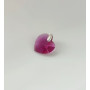 Підвіска серце 18мм Swarovski Fuchsia