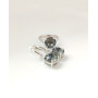 Срібний комплект з кристалами Swarovski