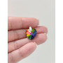 Підвіска серце 14мм Swarovski Vitrail Medium