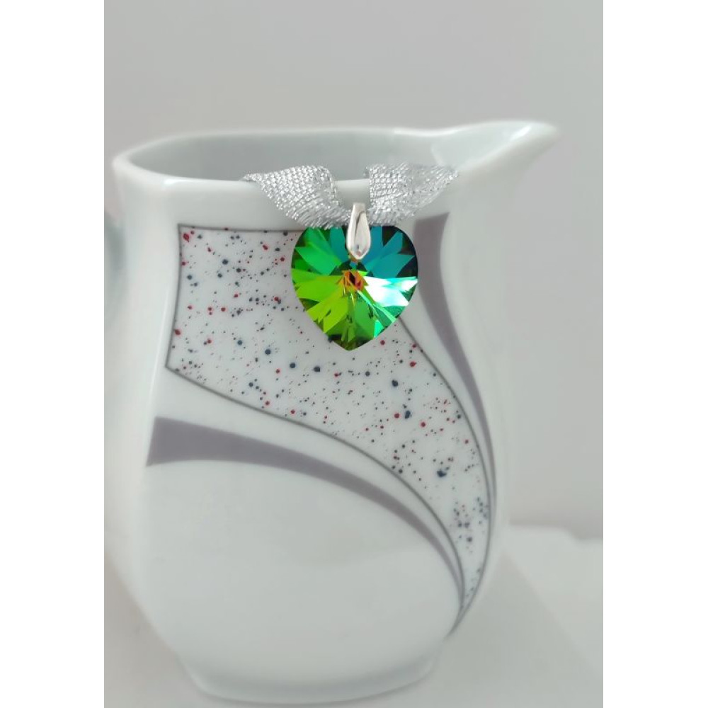 Підвіска серце 18мм Swarovski Vitrail Medium