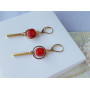 Сережки з коралами Пристрасть