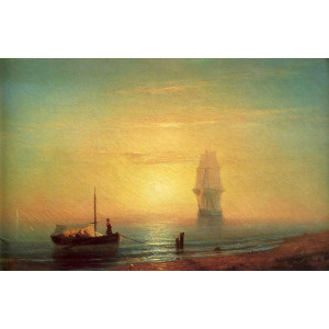 Захід на морі