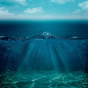 У воді