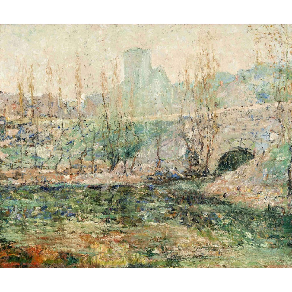 The Pond at Gapstow Bridge, New York City