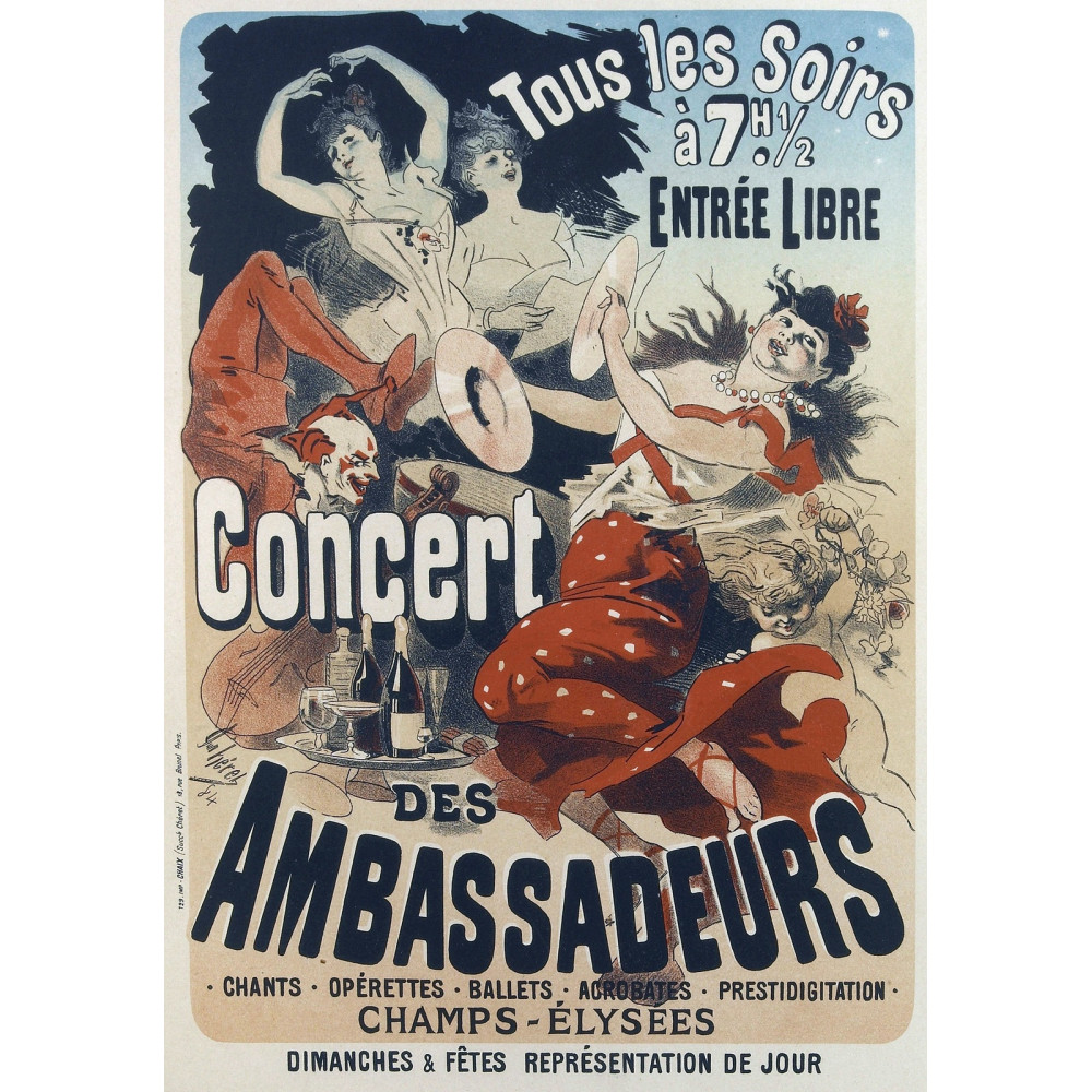 Concert des Ambassadeurs from les Maitres de l Affichе