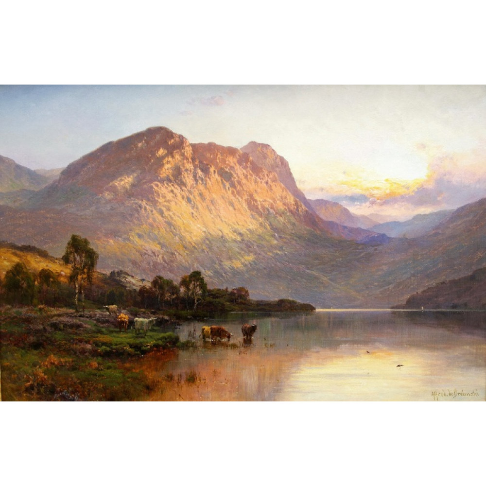 Loch Lomond and a Trout Stream near Stirling