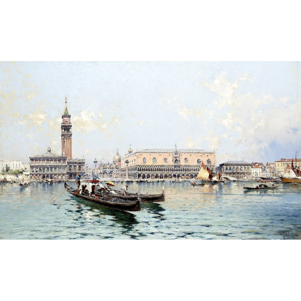 View of the grand bassin in Venice