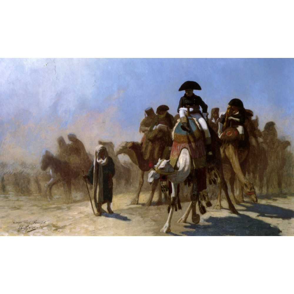 Napoleon And His General Staff In Egypt