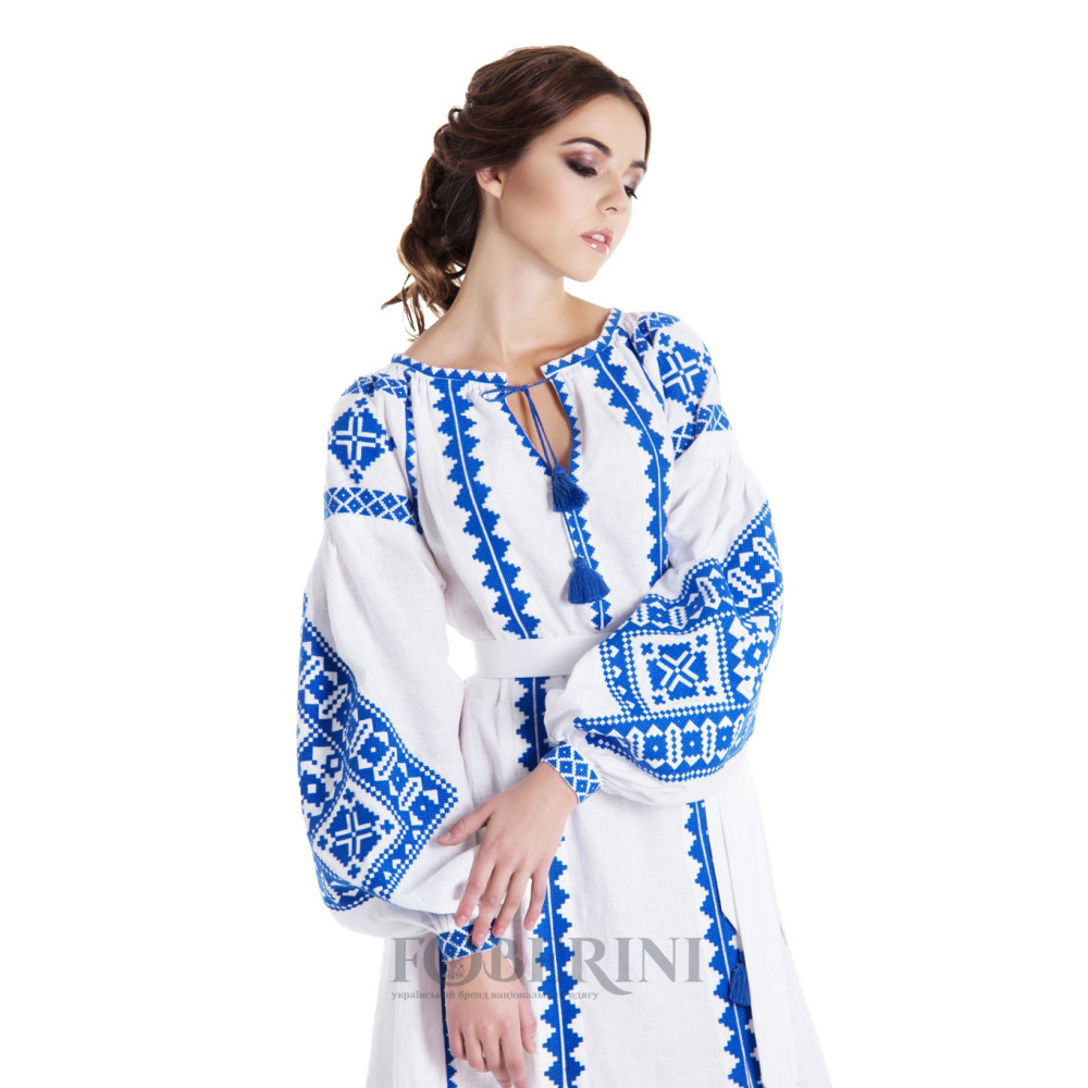 Сукня-вишиванка "Сніжне сяйво"