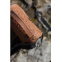 Шкіряна сумка ручної роботи "Розмай" бежевий+чорний+ручка