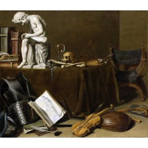 Натюрморт Vanitas з музичними інструментами