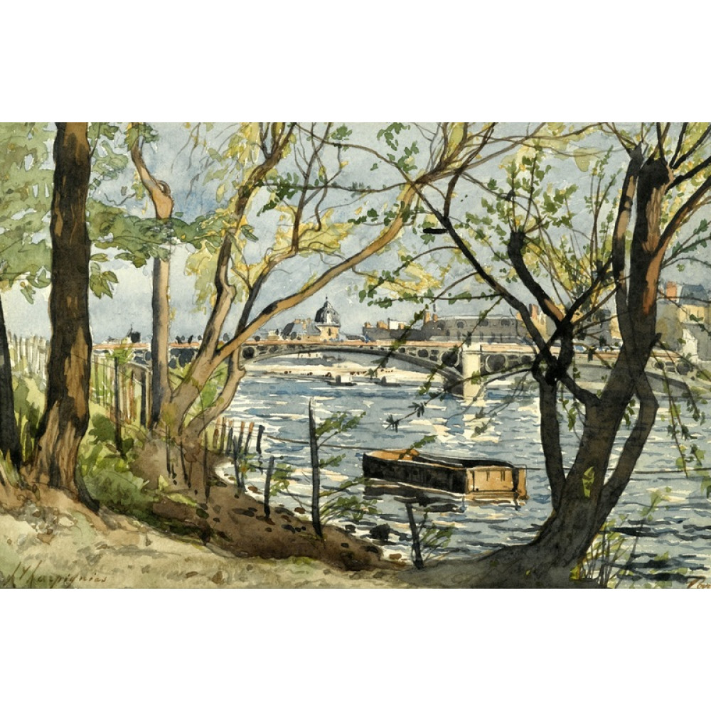 Le Pont du Carrousel sur la Seine