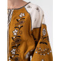 Лляна сукня з рослинним орнаментом April Yellow